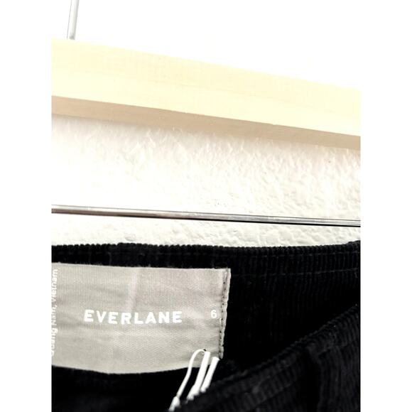 Everlane The Corduroy Wide-Leg Pant in Black 6 NWT - Picture 8 of 10